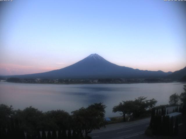 河口湖からの富士山