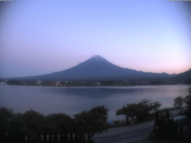 河口湖からの富士山