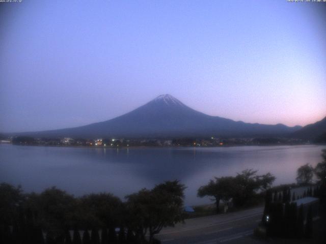 河口湖からの富士山