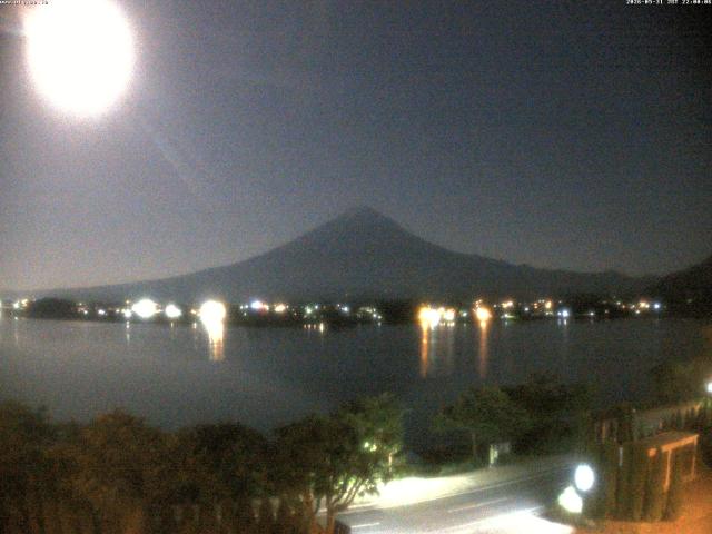 河口湖からの富士山