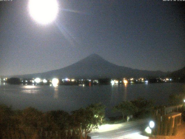 河口湖からの富士山