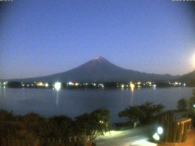 河口湖からの富士山