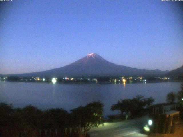 河口湖からの富士山