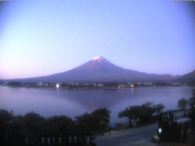 河口湖からの富士山