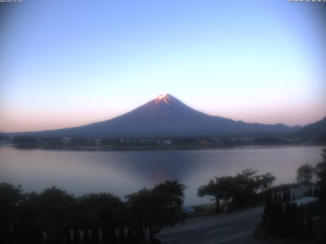 河口湖からの富士山