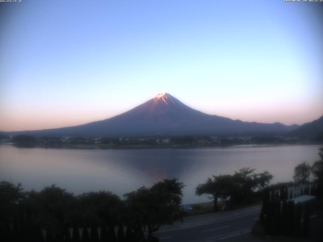 河口湖からの富士山