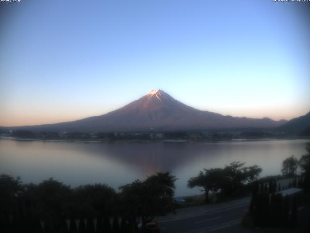 河口湖からの富士山