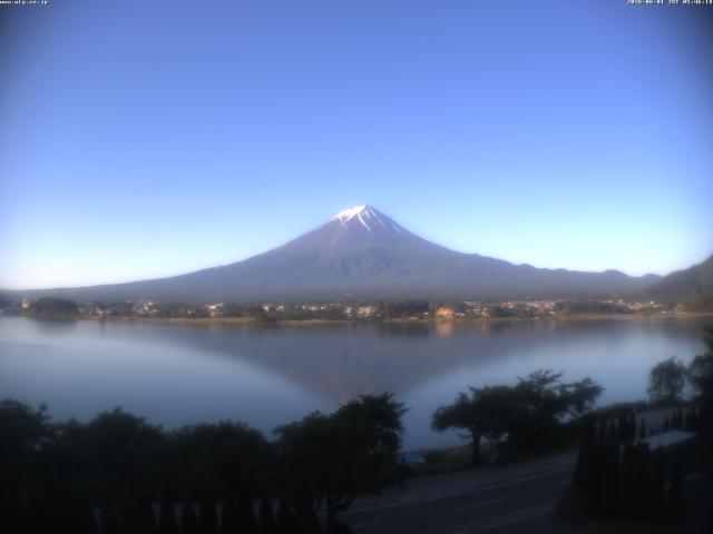 河口湖からの富士山