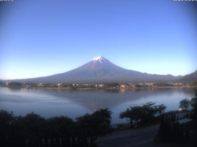 河口湖からの富士山