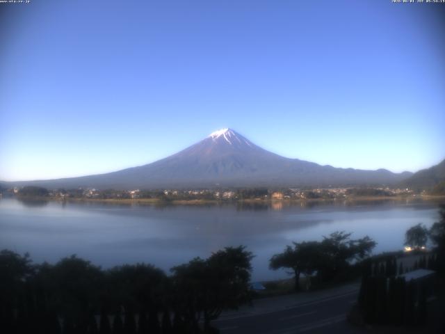 河口湖からの富士山