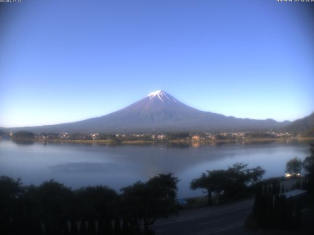 河口湖からの富士山