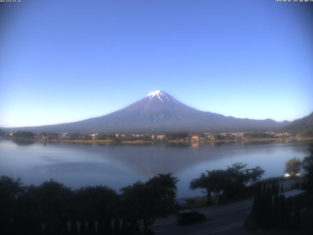 河口湖からの富士山