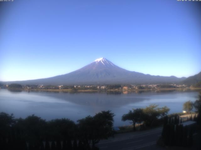 河口湖からの富士山