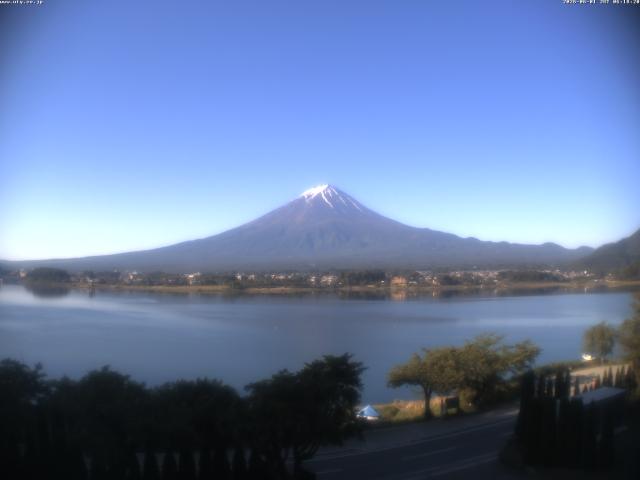 河口湖からの富士山
