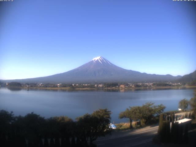 河口湖からの富士山