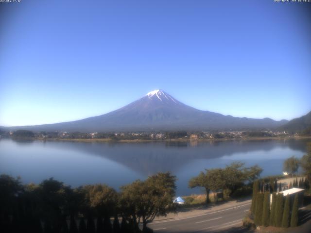 河口湖からの富士山