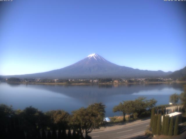 河口湖からの富士山