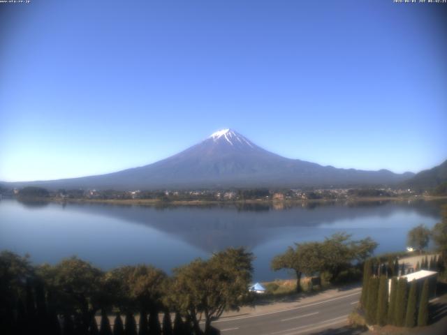 河口湖からの富士山