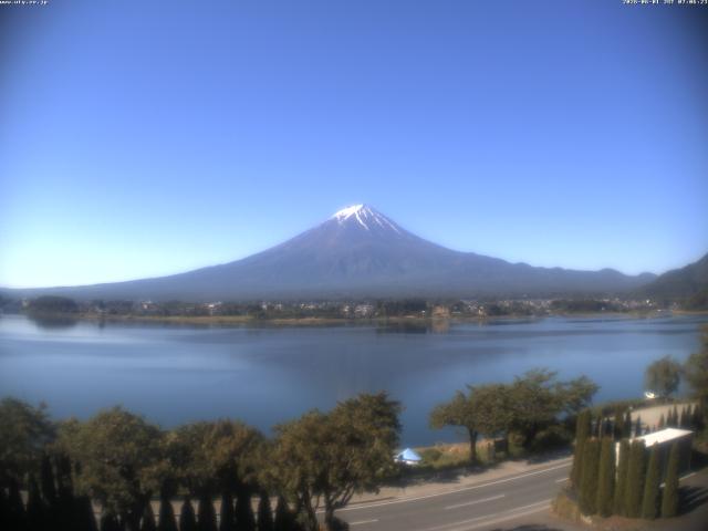 河口湖からの富士山