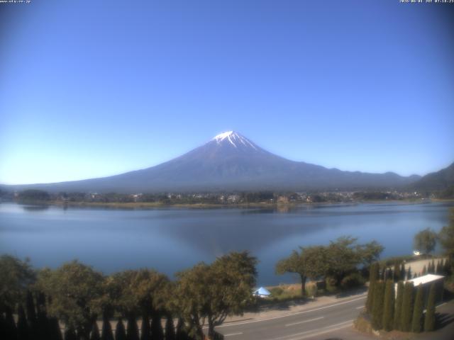 河口湖からの富士山