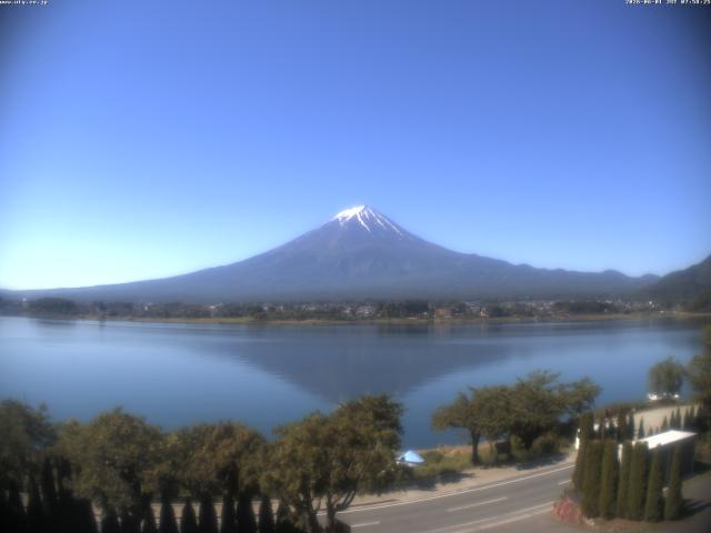 河口湖からの富士山