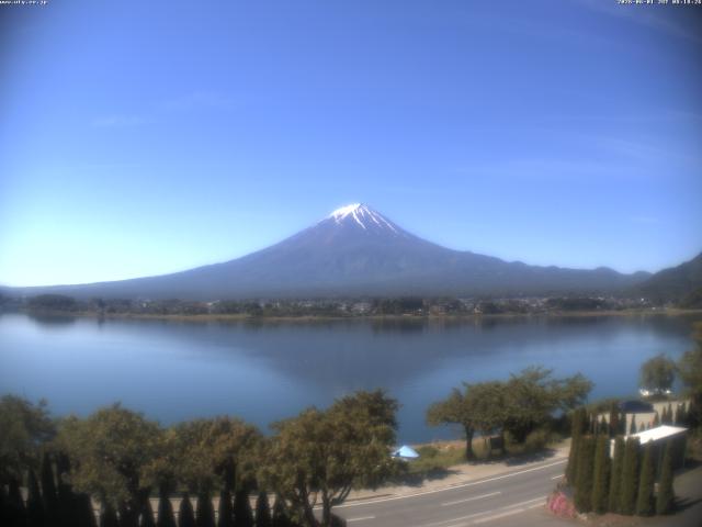 河口湖からの富士山