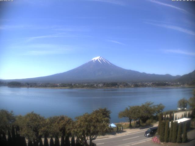 河口湖からの富士山