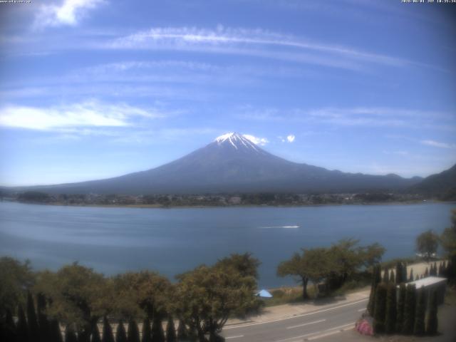 河口湖からの富士山