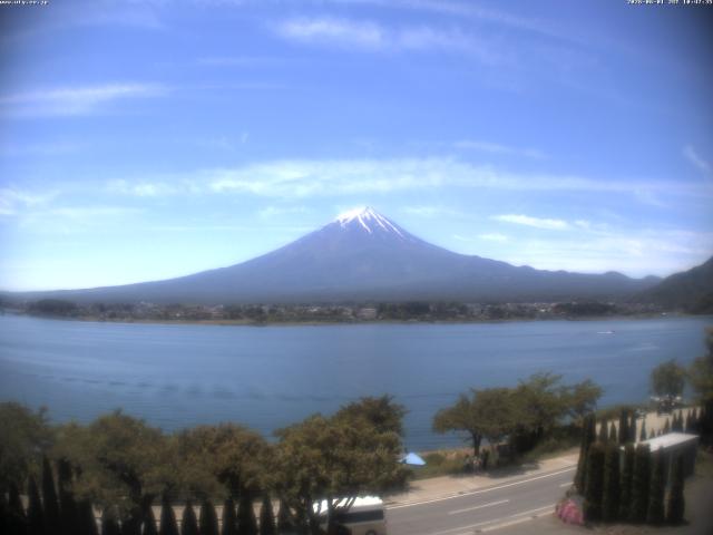 河口湖からの富士山