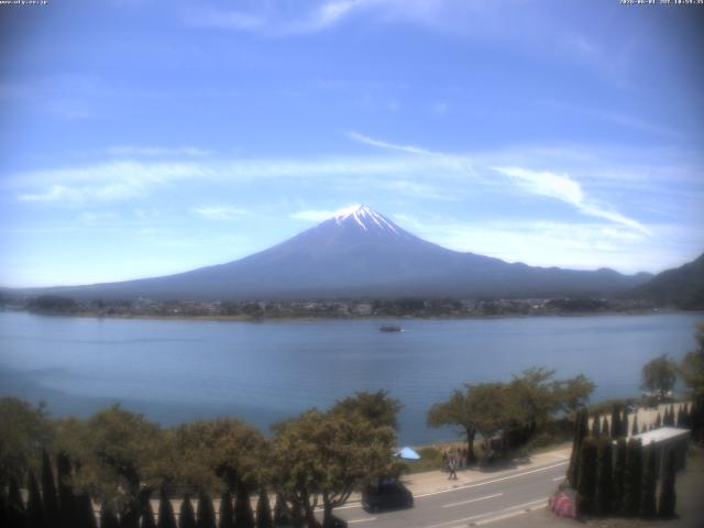 河口湖からの富士山