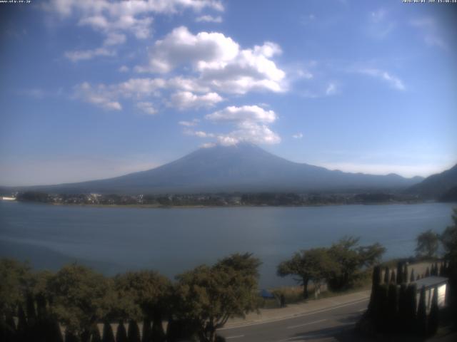 河口湖からの富士山