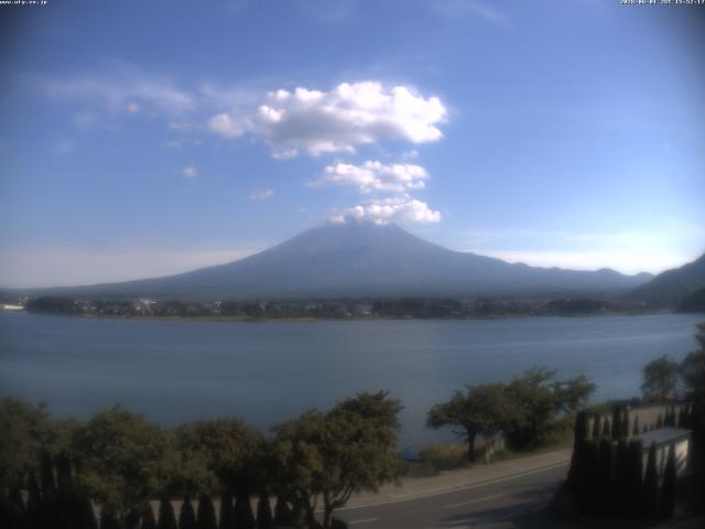 河口湖からの富士山