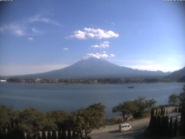 河口湖からの富士山