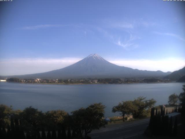 河口湖からの富士山
