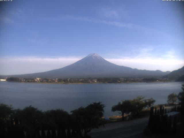 河口湖からの富士山