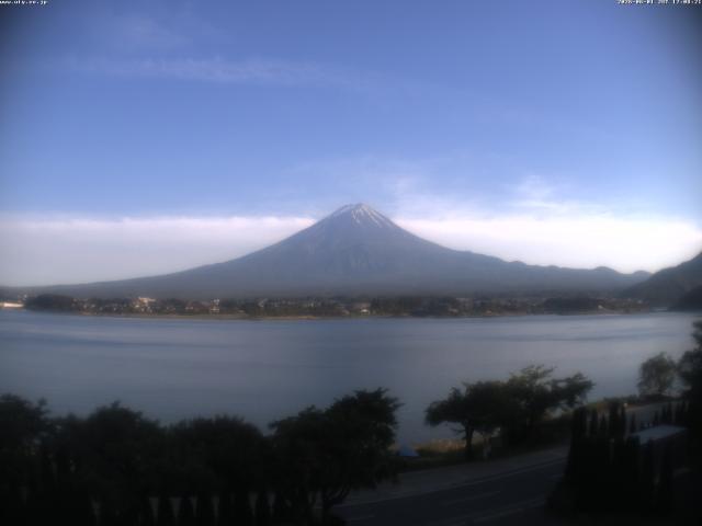 河口湖からの富士山