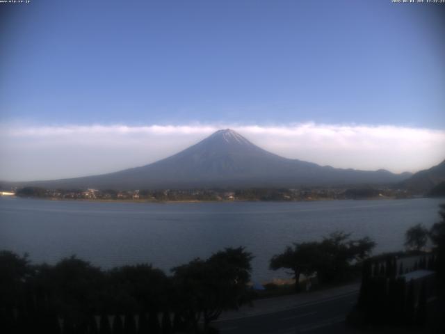 河口湖からの富士山