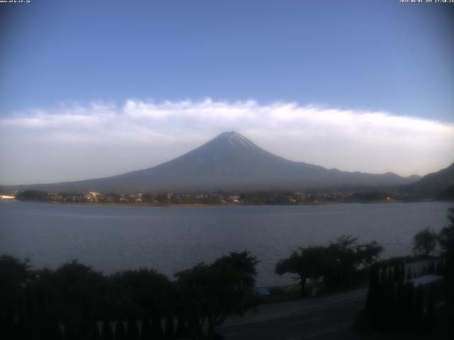 河口湖からの富士山