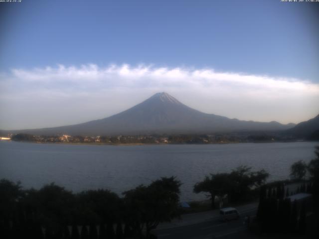 河口湖からの富士山
