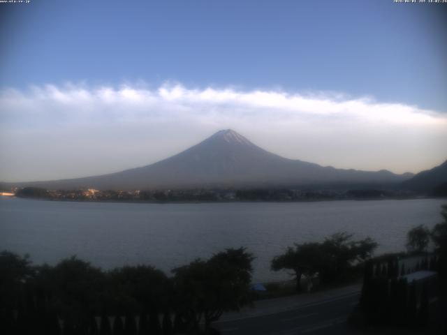 河口湖からの富士山