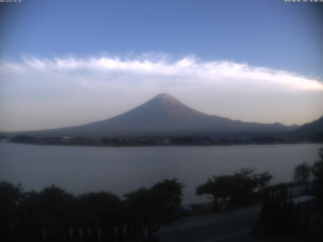 河口湖からの富士山