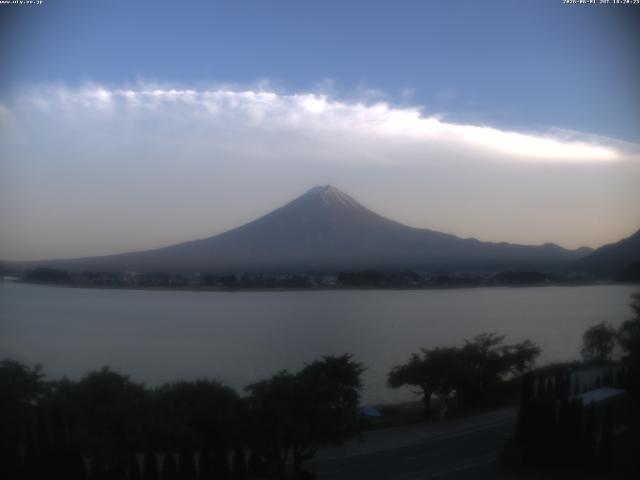 河口湖からの富士山