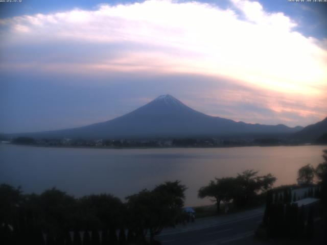河口湖からの富士山