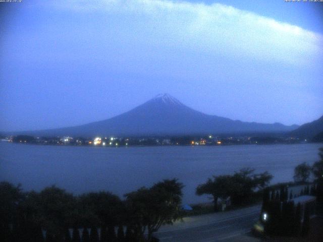 河口湖からの富士山