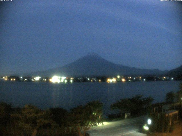 河口湖からの富士山