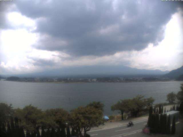河口湖からの富士山