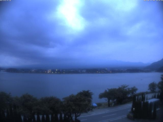 河口湖からの富士山