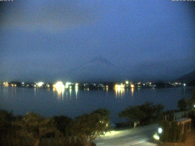 河口湖からの富士山