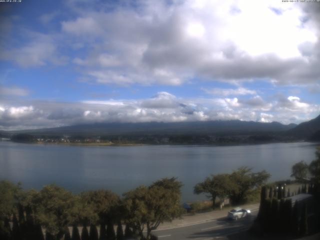 河口湖からの富士山
