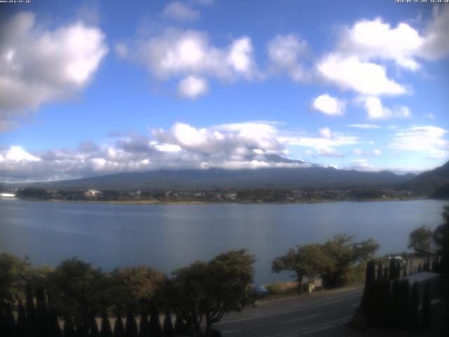 河口湖からの富士山
